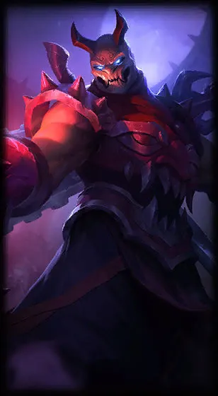 Blood Moon Shen — Shen skin splash art