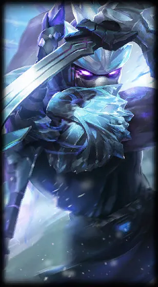 Frozen Shen — Shen skin splash art