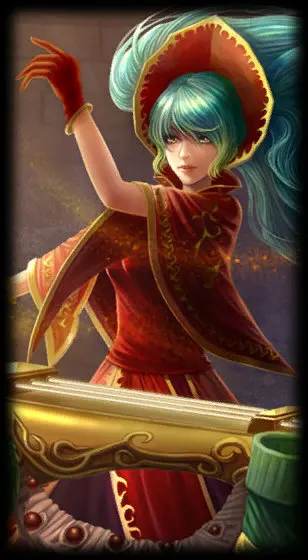 Silent Night Sona — Sona skin splash art