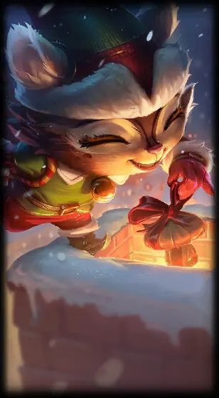 Happy Elf Teemo — Teemo skin splash art