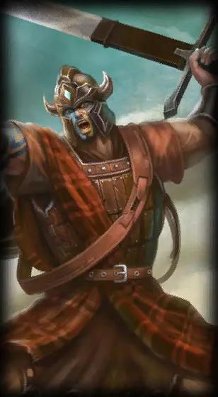 Highland Tryndamere — Tryndamere skin splash art