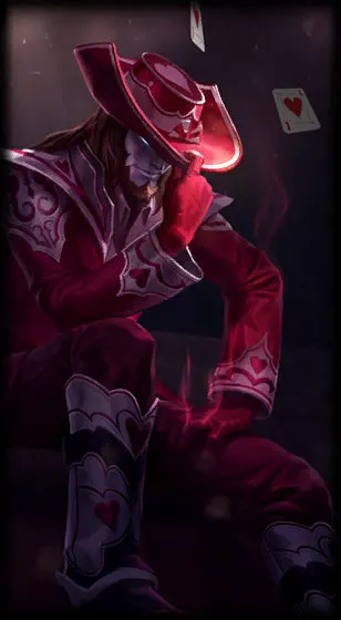 Jack of Hearts Twisted Fate — Twisted Fate skin splash art