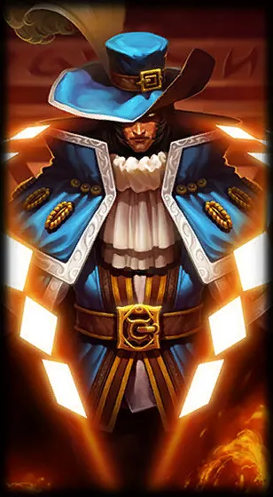 Musketeer Twisted Fate — Twisted Fate skin splash art