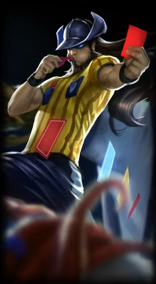 Red Card Twisted Fate — Twisted Fate skin splash art