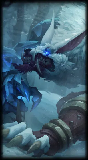 Tundra Hunter Warwick — Warwick skin splash art