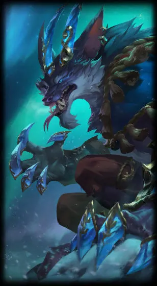 Winterblessed Warwick — Warwick skin splash art