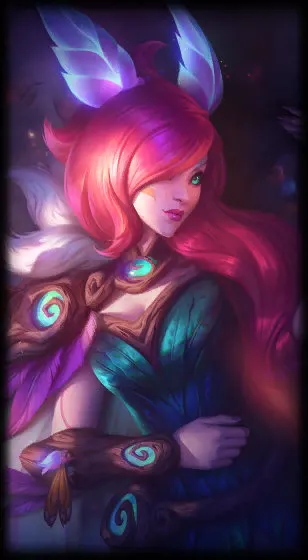 Elderwood Xayah — Xayah skin splash art