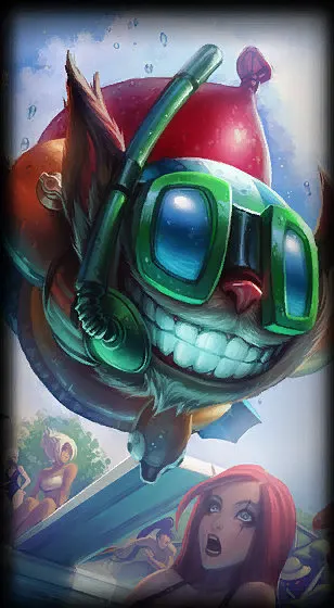 Pool Party Ziggs — Ziggs skin splash art