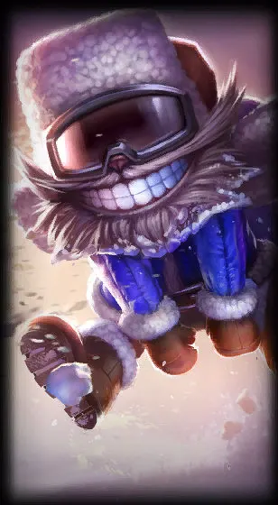 Snow Day Ziggs — Ziggs skin splash art