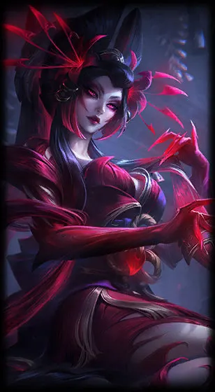 Blood Moon Zyra — Zyra skin splash art
