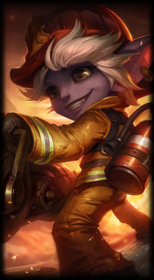 Firefighter Tristana — loading screen