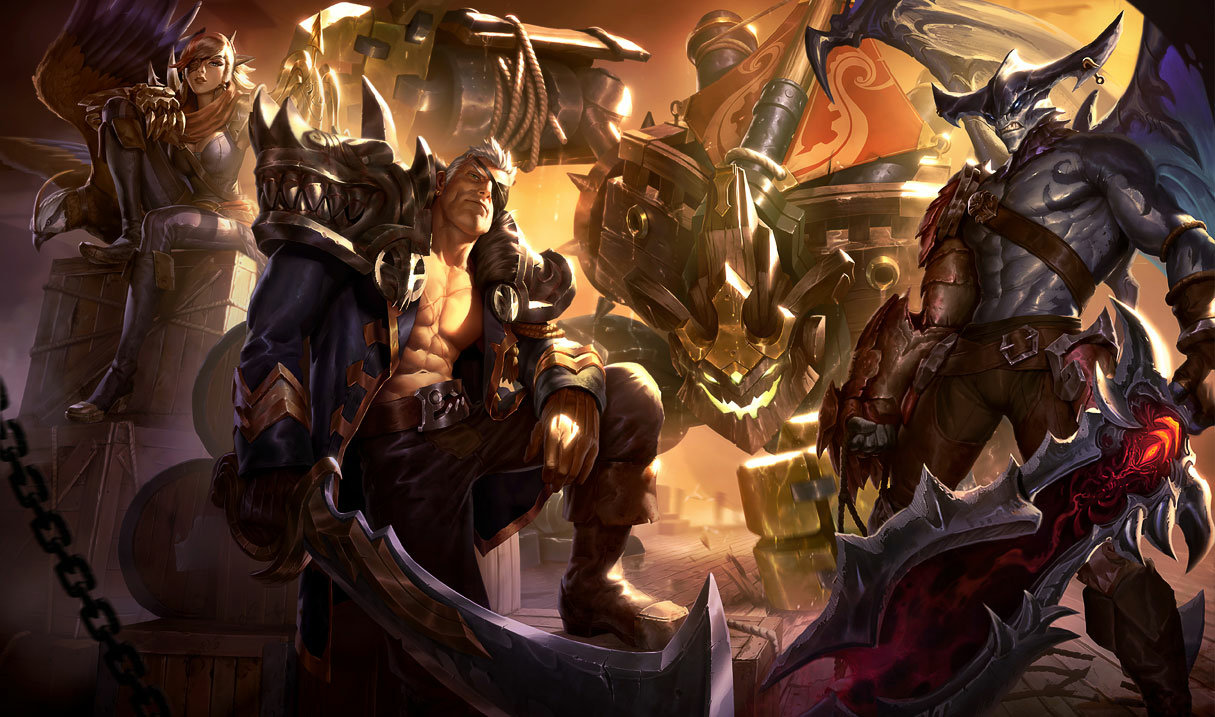 Sea Hunter Aatrox splash art