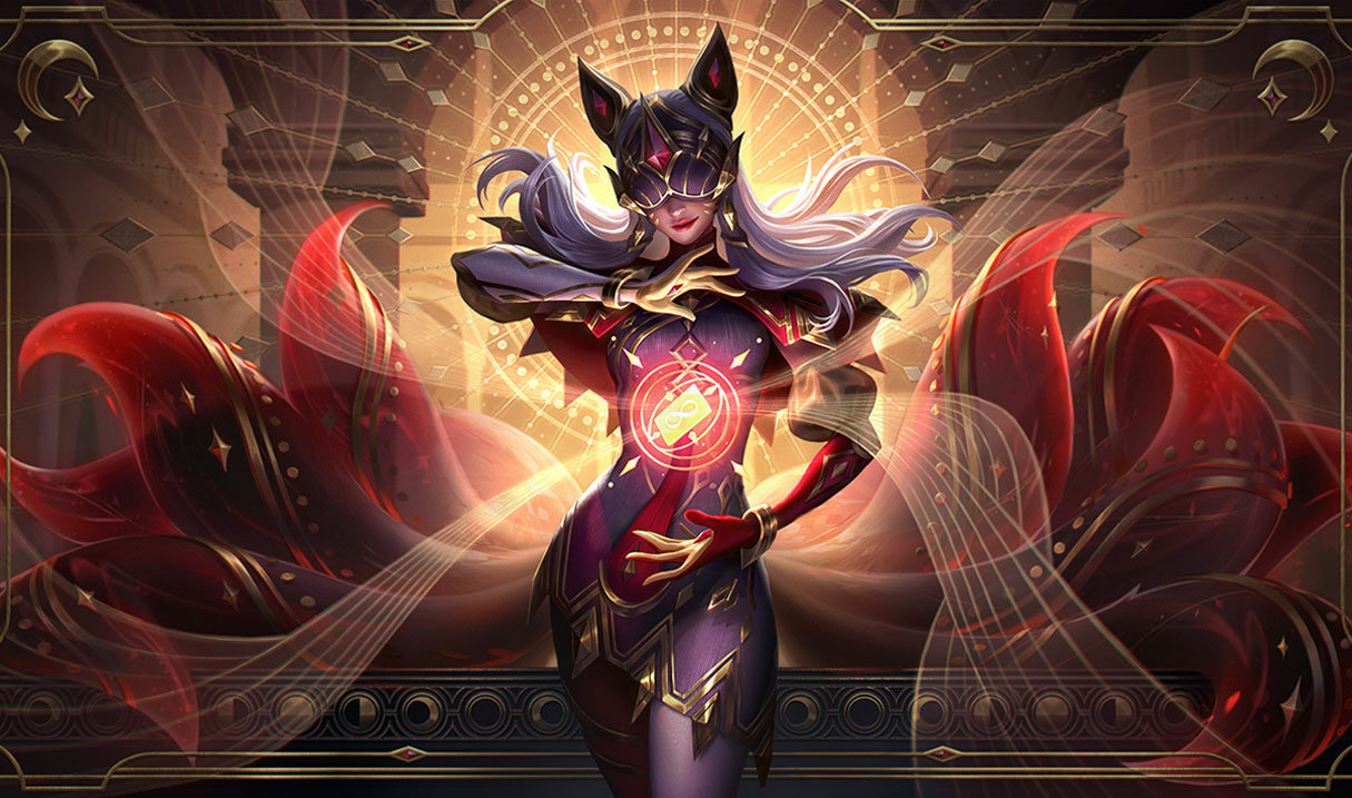 Arcana Ahri splash art