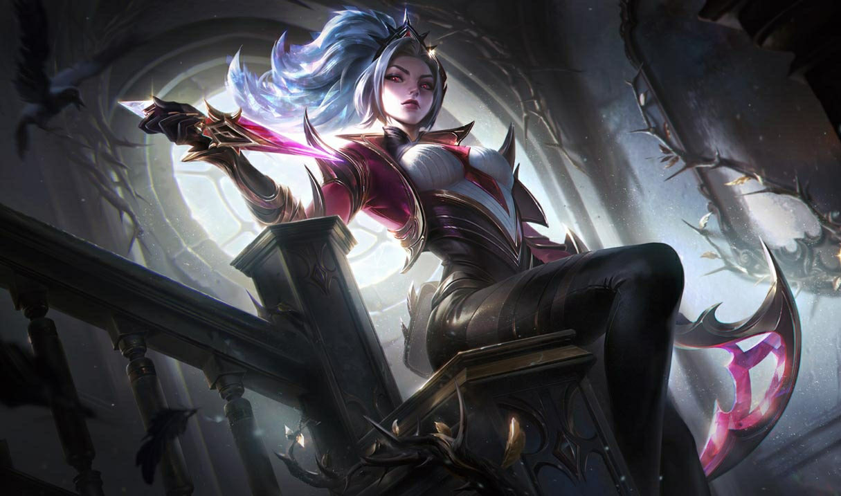 Prestige Coven Akali splash art