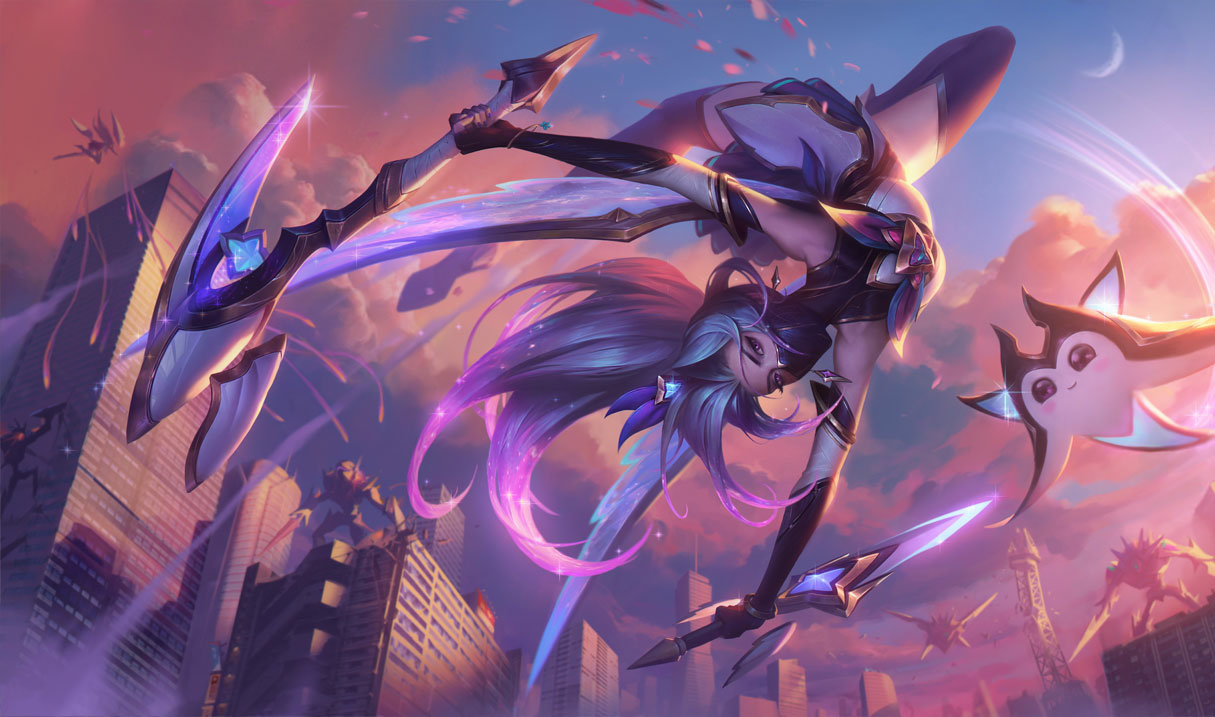 Star Guardian Akali splash art