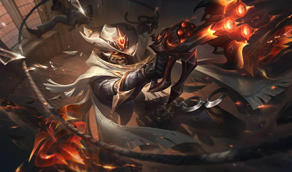 High Noon Akshan splash art