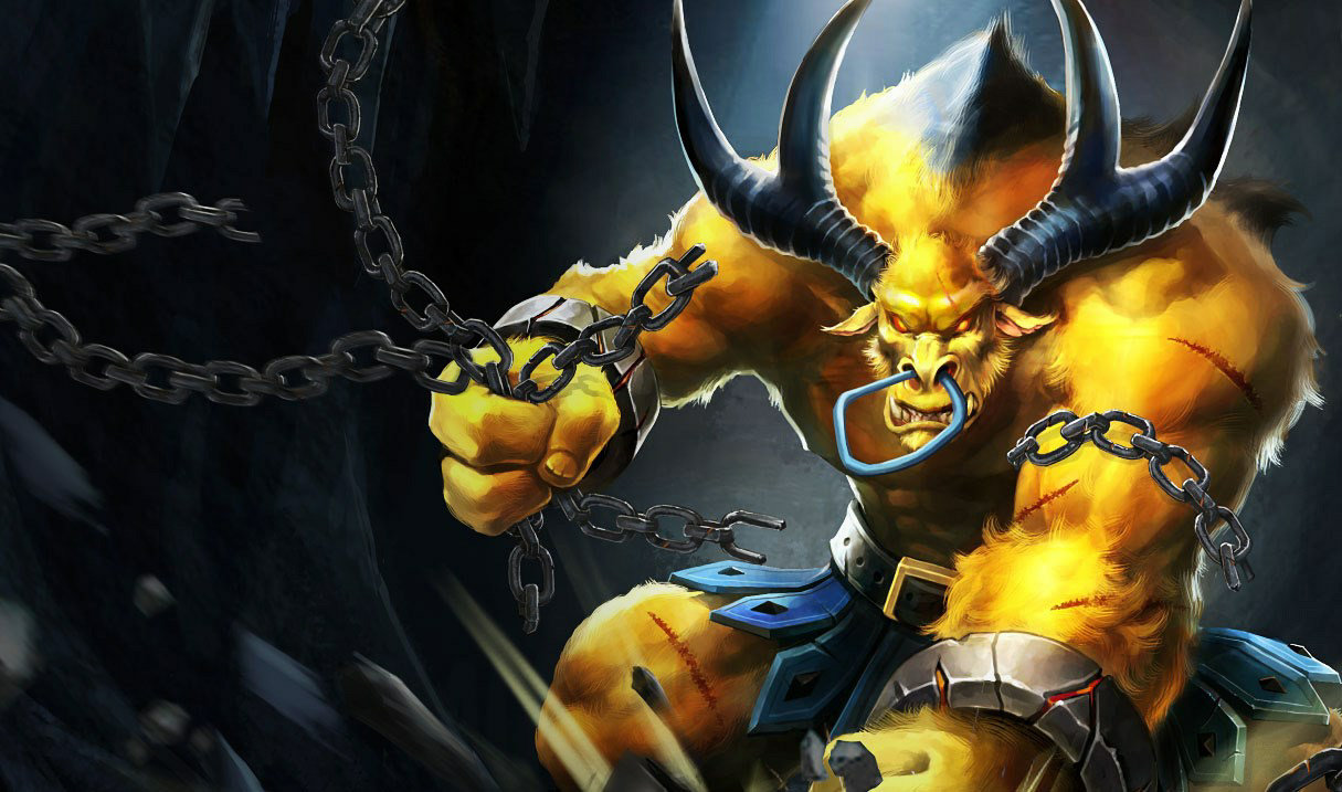 Golden Alistar splash art