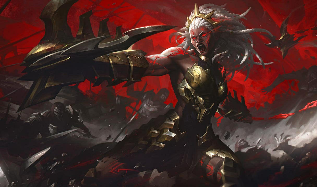 Chosen of the Wolf Ambessa splash art