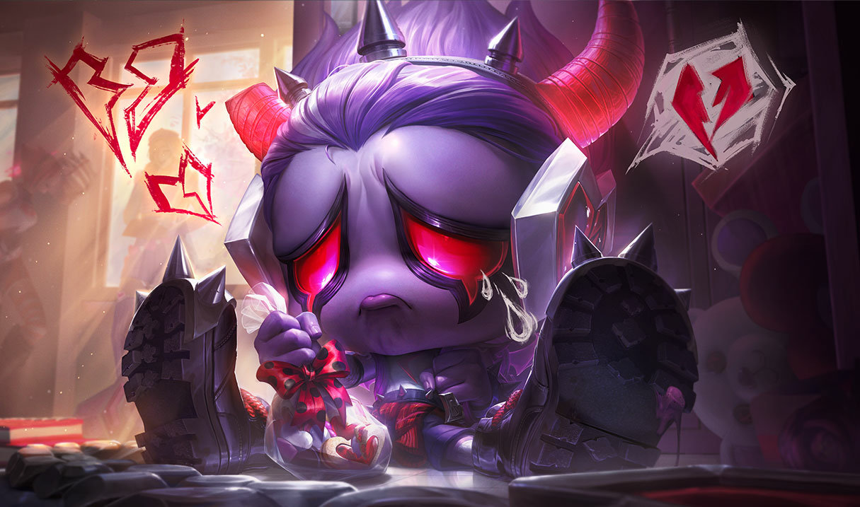 Heartache Amumu splash art