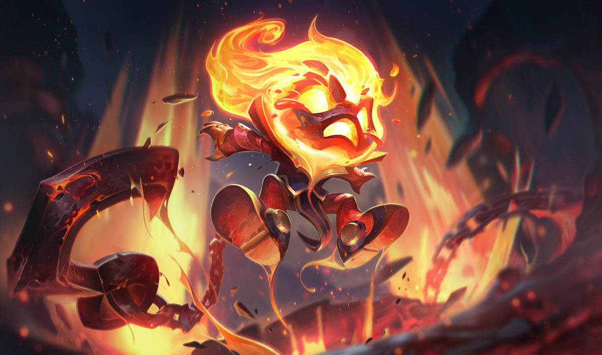 Infernal Amumu splash art