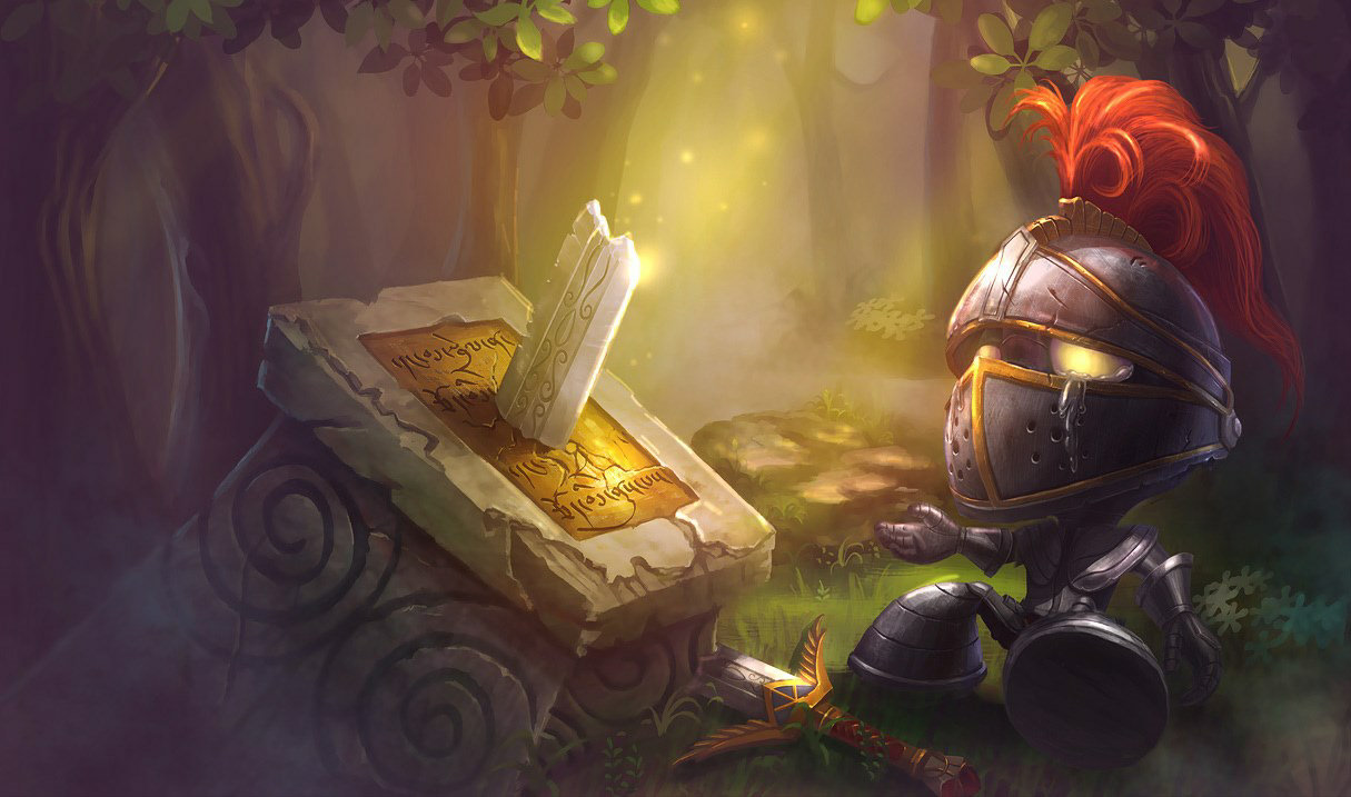 Little Knight Amumu splash art