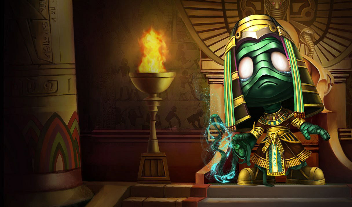 Pharaoh Amumu splash art