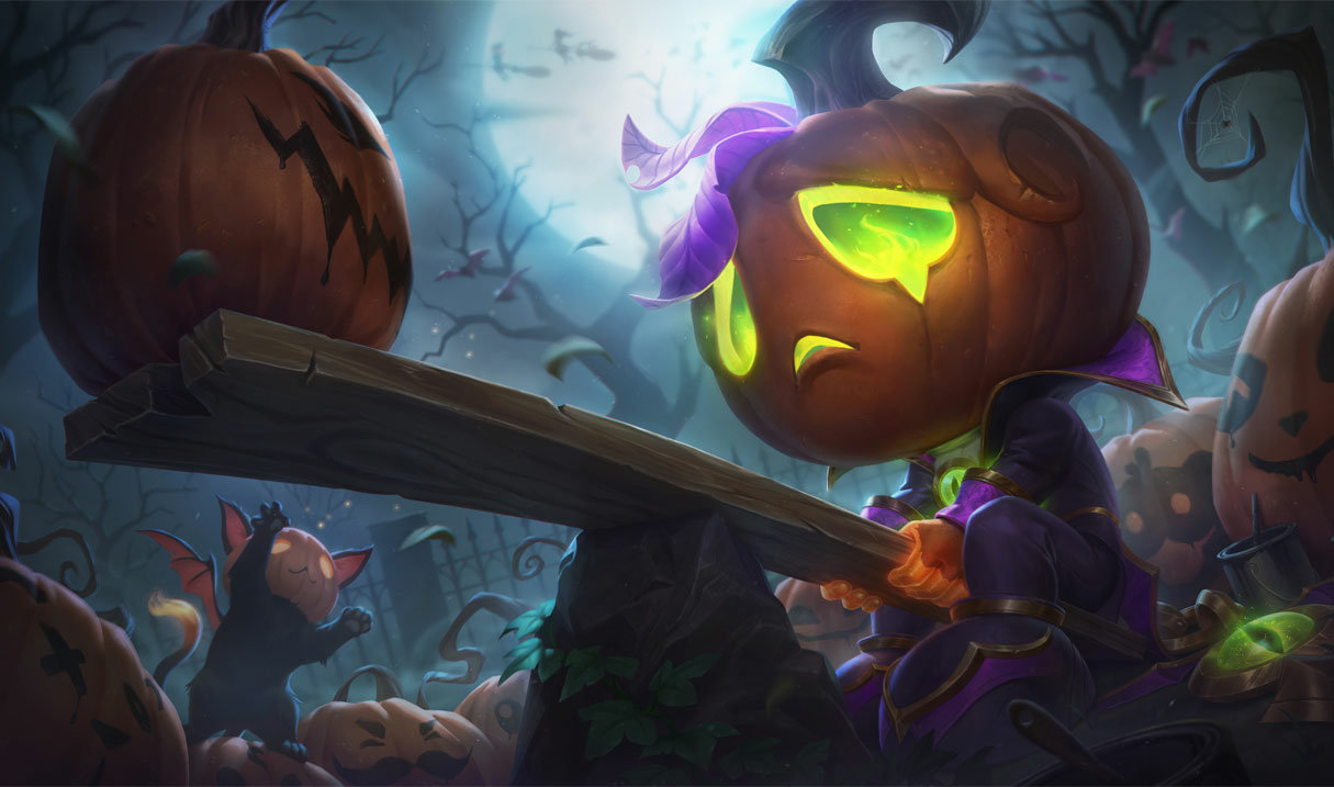 Pumpkin Prince Amumu splash art