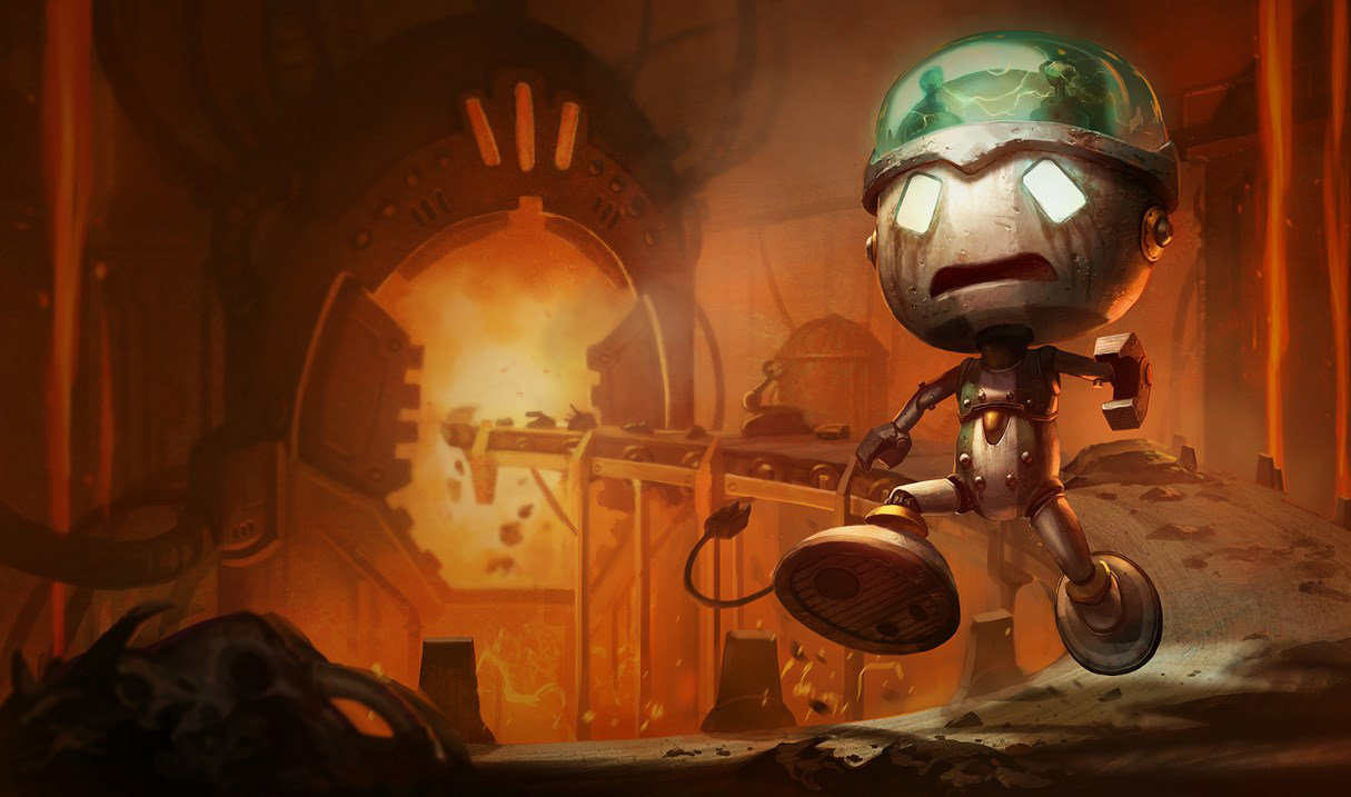 Sad Robot Amumu splash art