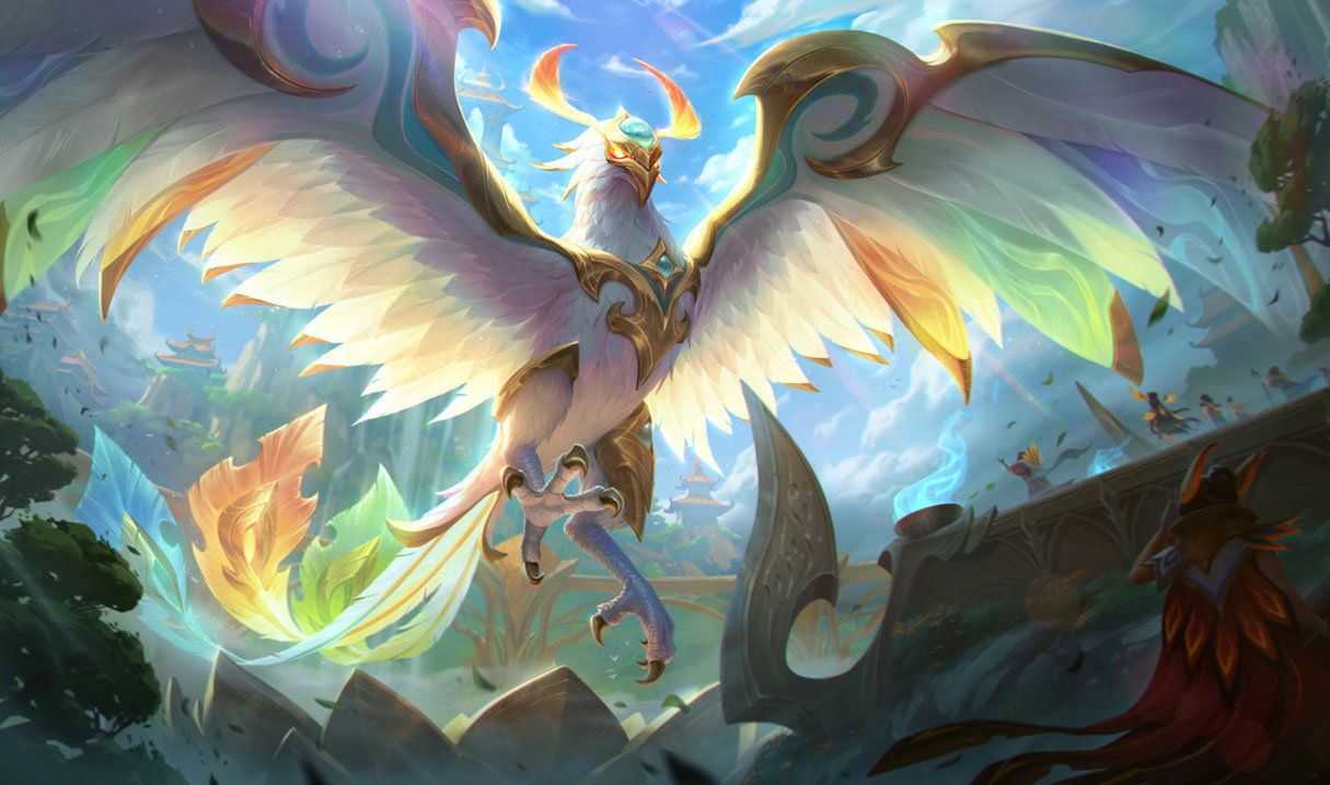 Divine Phoenix Anivia splash art