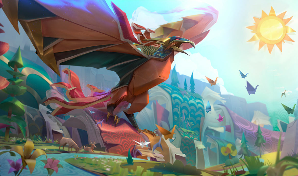 Papercraft Anivia splash art