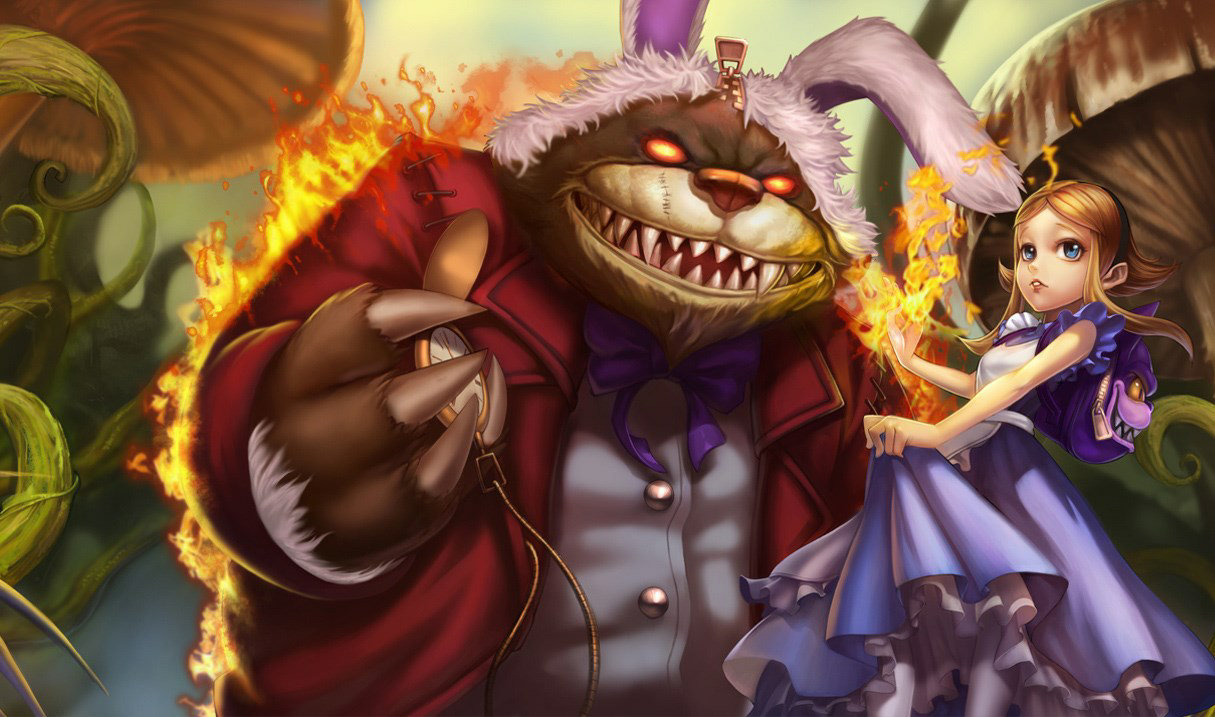 Annie in Wonderland splash art