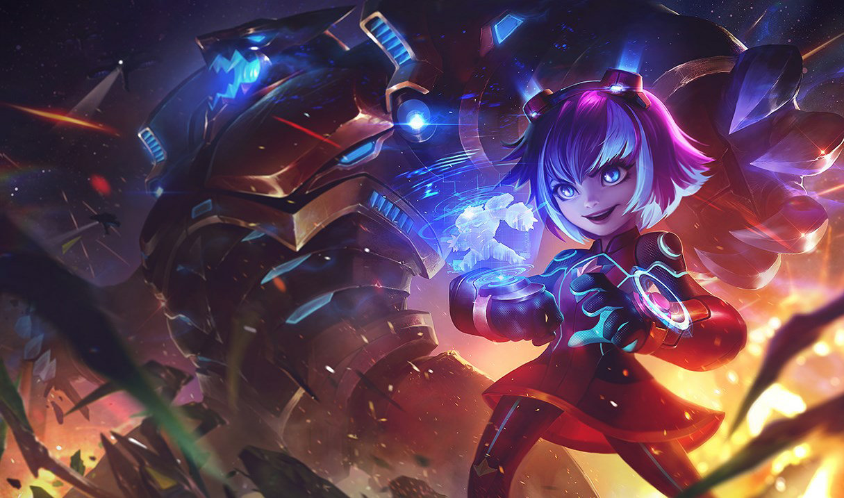 Super Galaxy Annie splash art