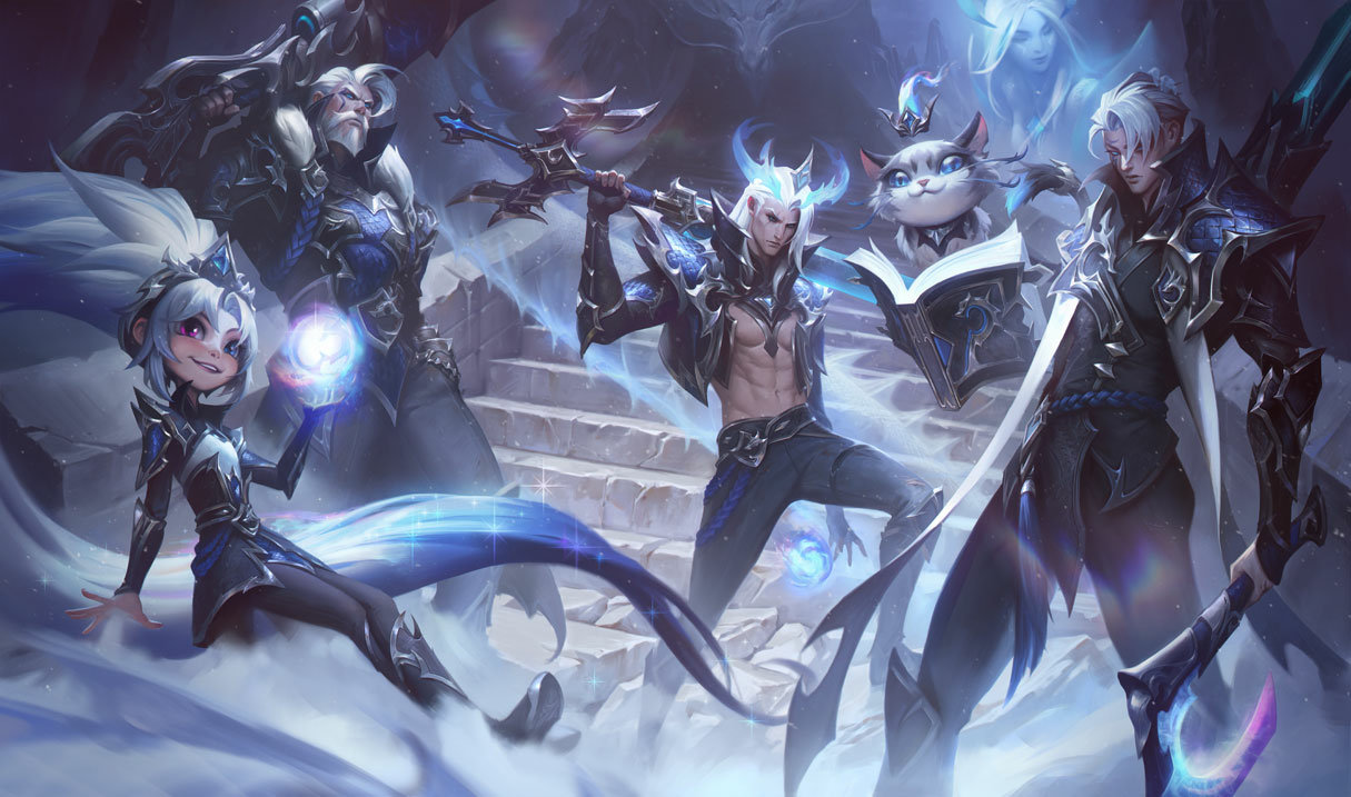 EDG Aphelios splash art