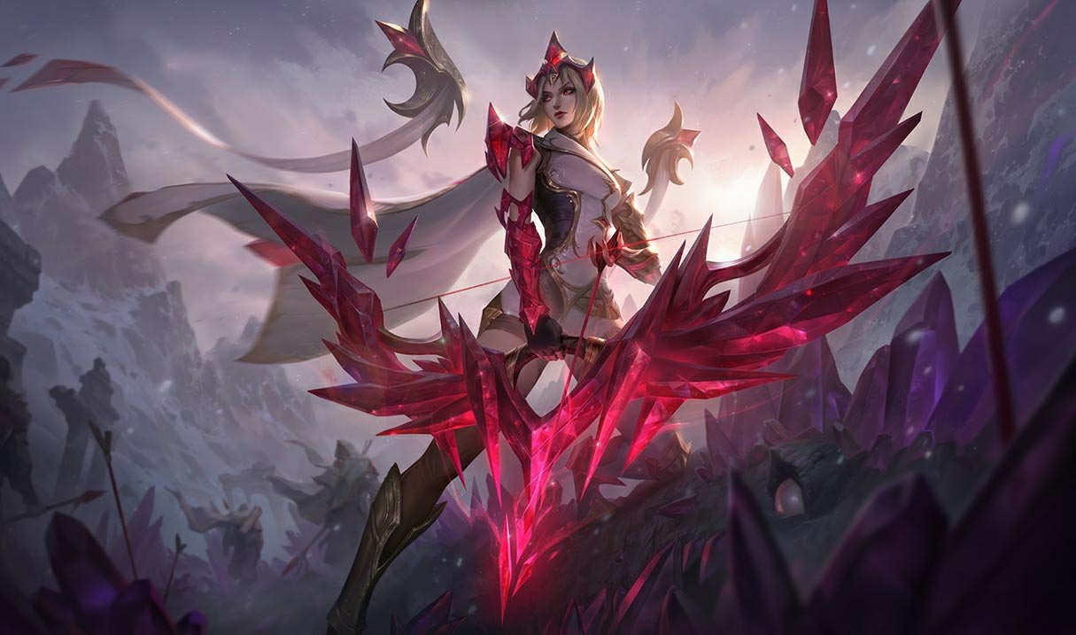 Crystalis Motus Ashe splash art