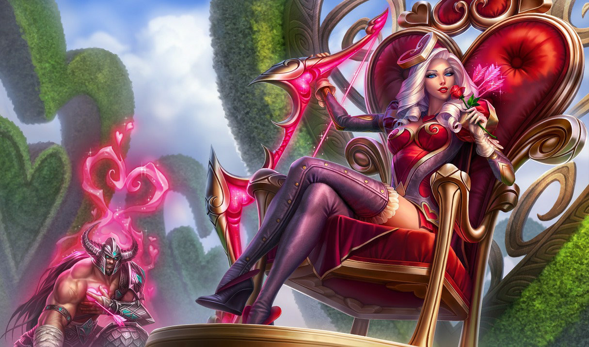 Heartseeker Ashe splash art