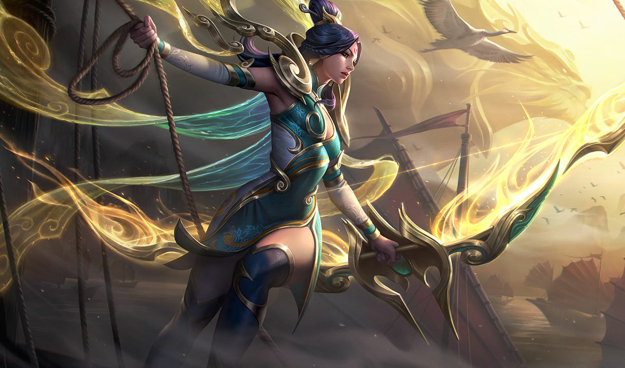 Lunar Empress Ashe splash art