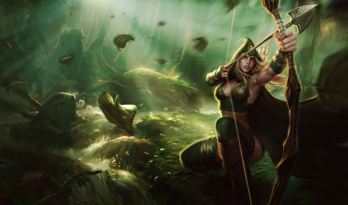 Sherwood Forest Ashe splash art