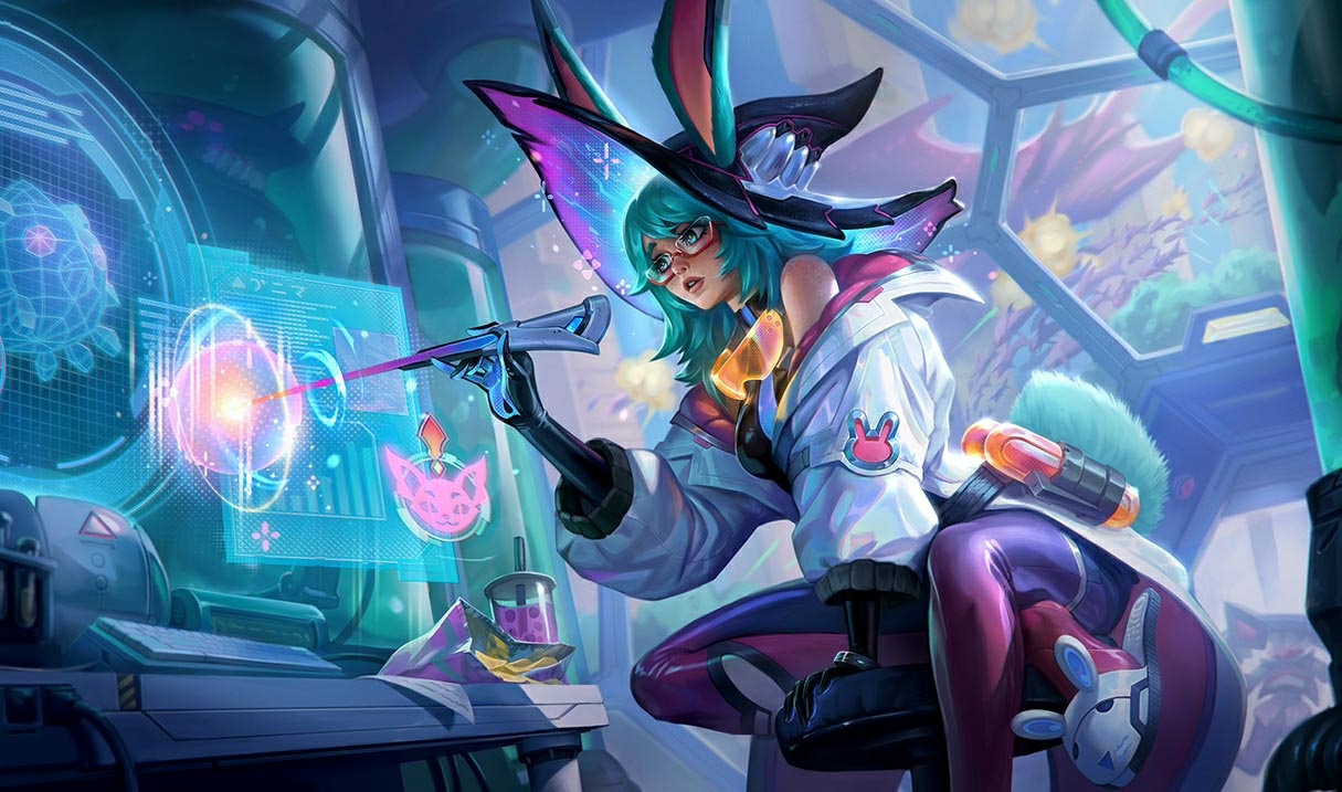 Battle Bunny Aurora splash art