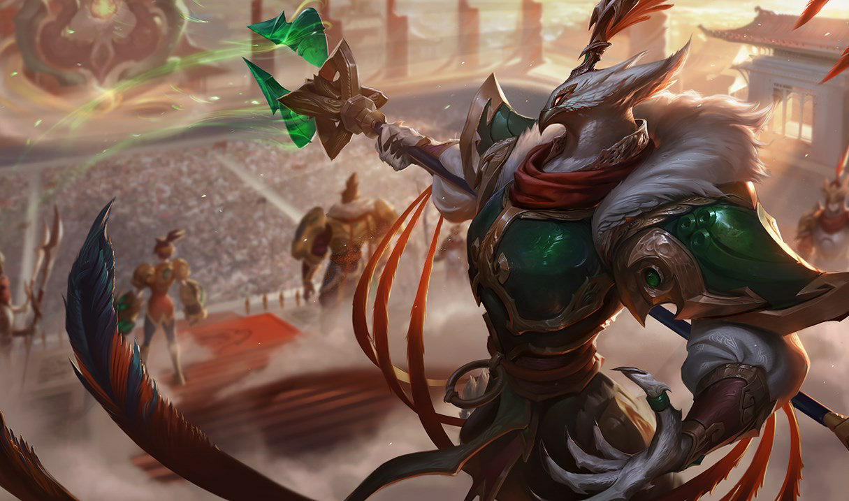 Warring Kingdoms Azir splash art