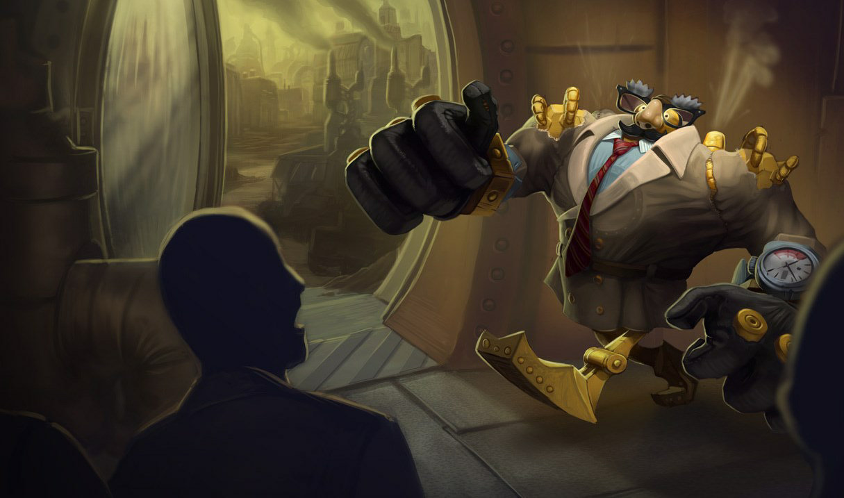 Definitely Not Blitzcrank splash art