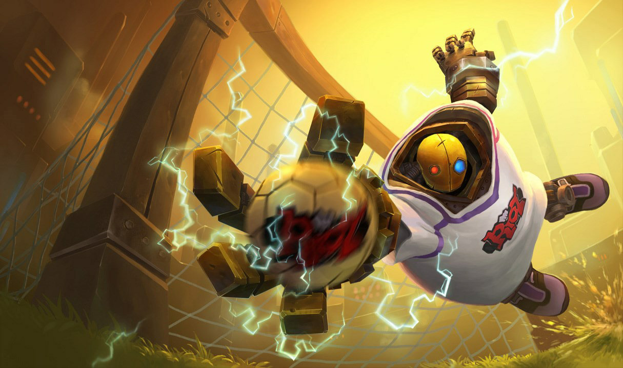 Goalkeeper Blitzcrank splash art
