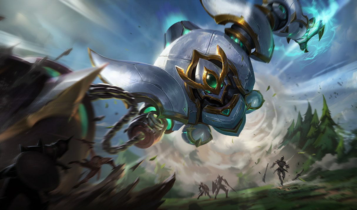 Lancer Paragon Blitzcrank splash art