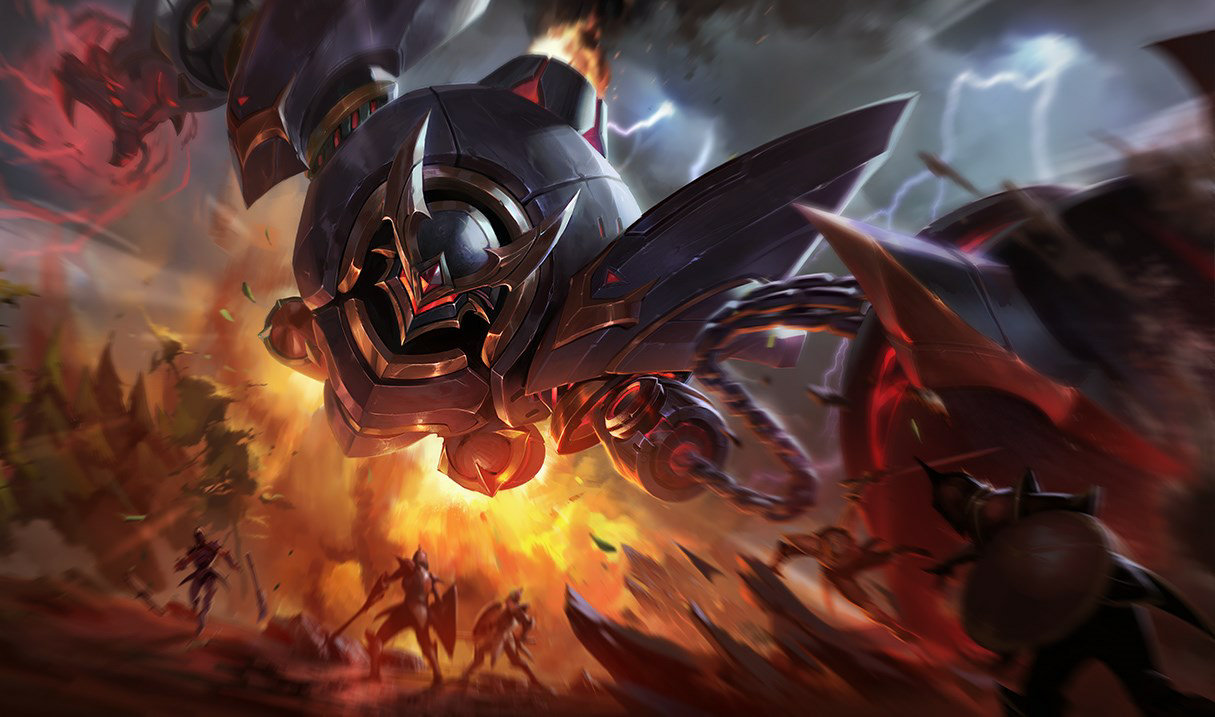 Lancer Rogue Blitzcrank splash art