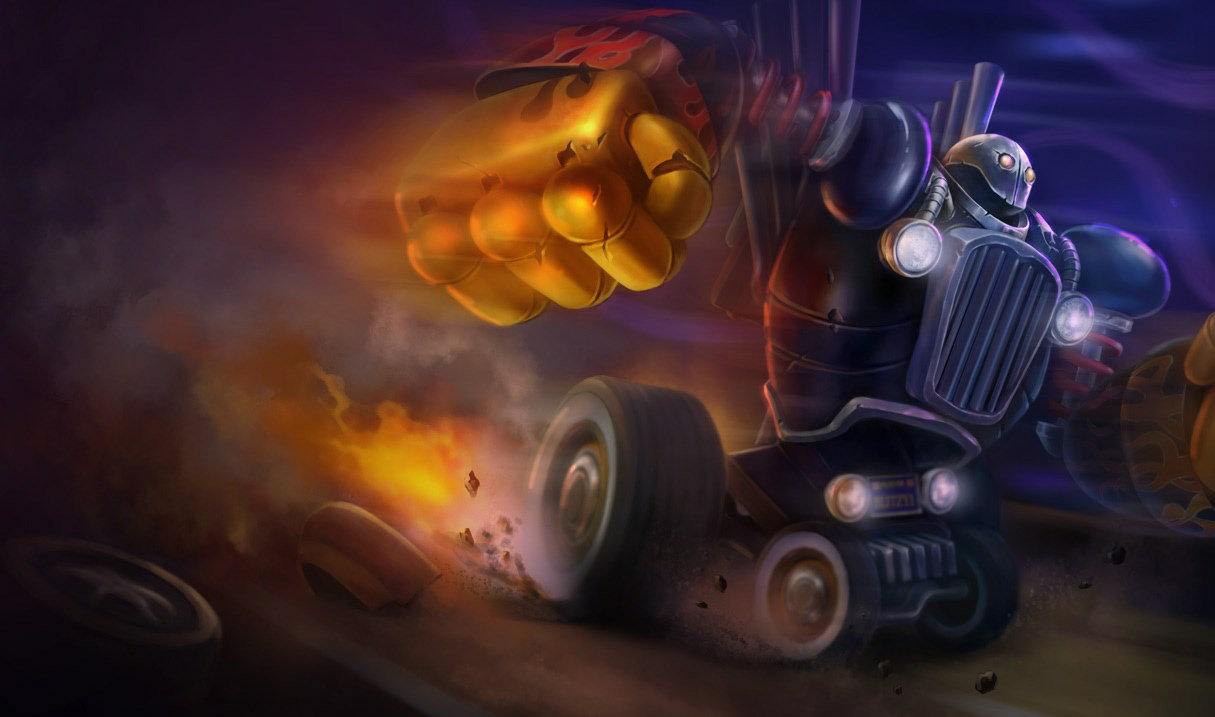 Piltover Customs Blitzcrank splash art