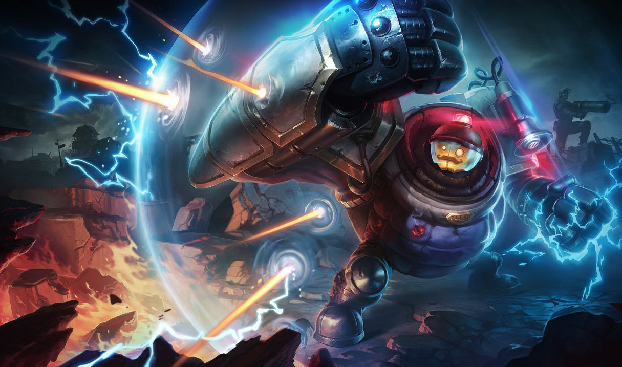 Riot Blitzcrank splash art