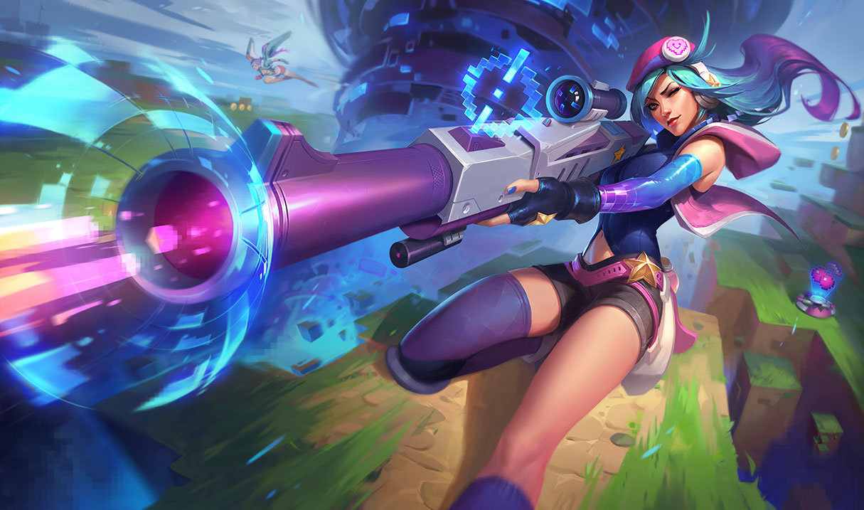 Arcade Caitlyn splash art