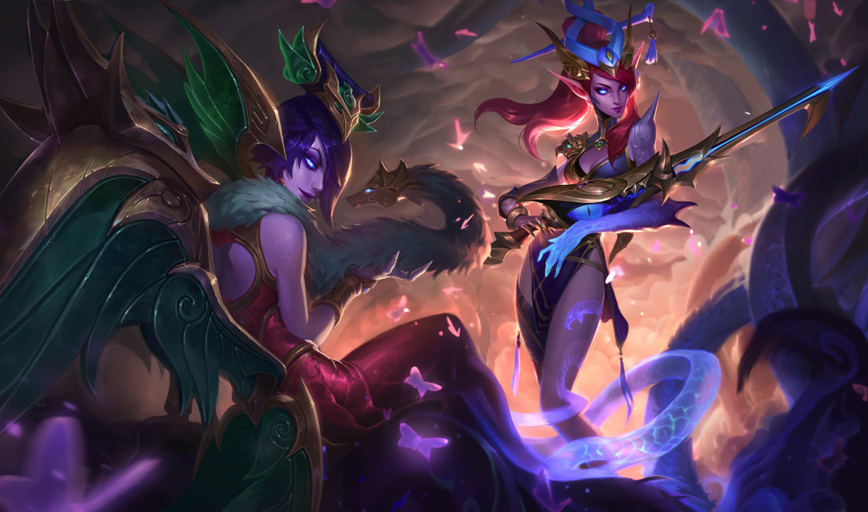 Lunar Wraith Caitlyn splash art