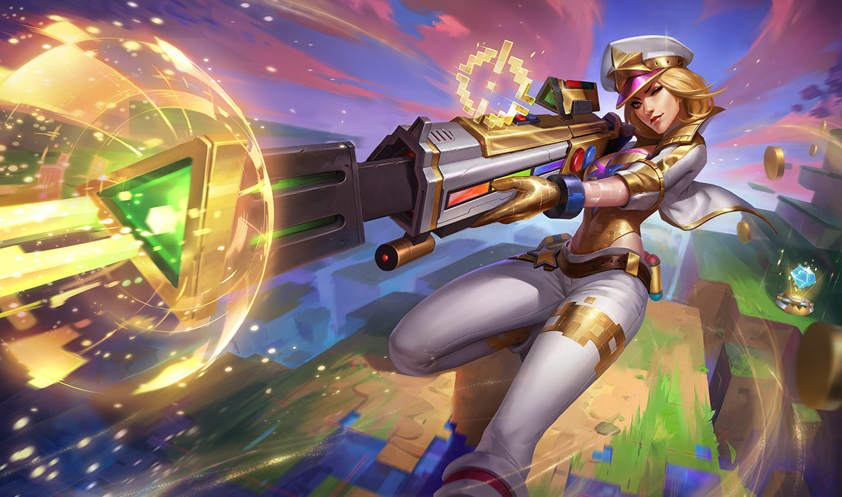 Prestige Arcade Caitlyn splash art