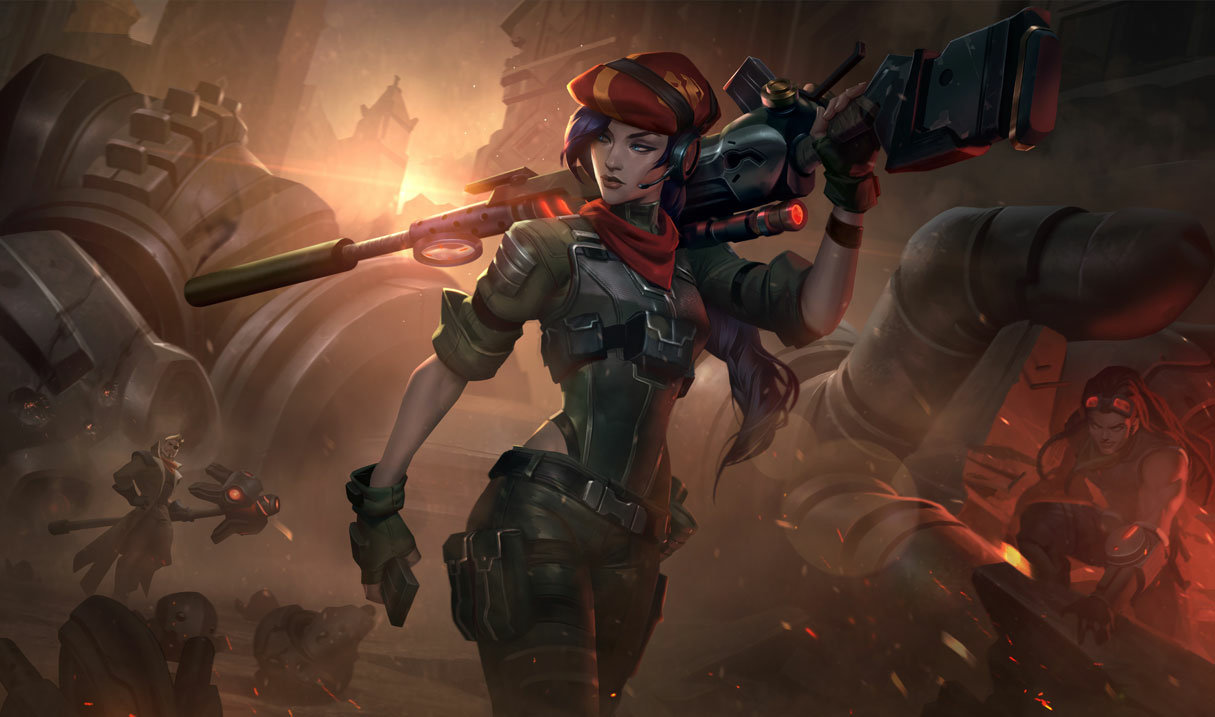 Resistance Caitlyn splash art