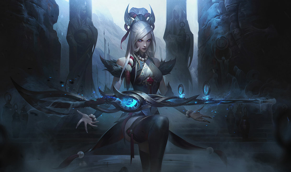 Snow Moon Caitlyn splash art